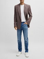 Delaware Slim-Fit Jeans Cashmere-Touch Denim