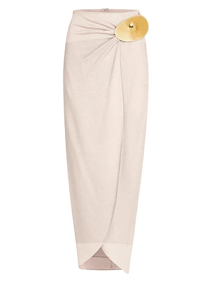Adrianne Satin Maxi Skirt