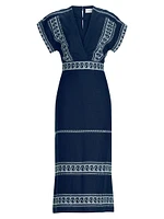 Ady Linen Blend Midi-Dress