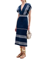 Ady Linen Blend Midi-Dress