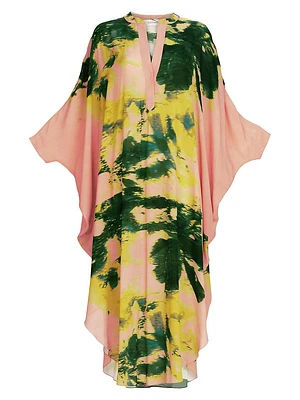Elea Silk Midi-Dress