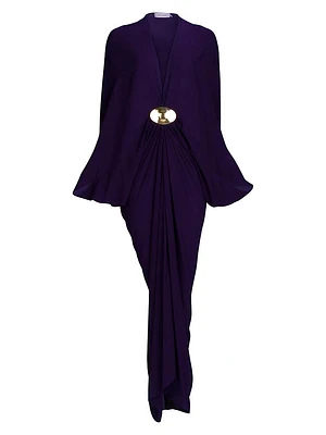 Fiore Gathered Tunic Maxi Dress
