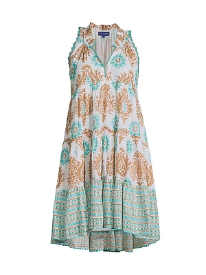 Sofie Cotton Printed Minidress