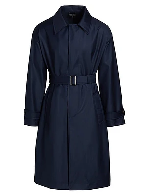 Wool Belted Trench Coat