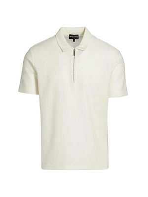 Knit Half-Zip Polo Shirt