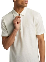 Knit Half-Zip Polo Shirt