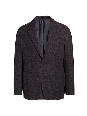 Soft Wool, Silk, & Linen Blazer