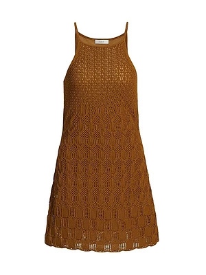 Mimi Cotton-Blend Knit Minidress