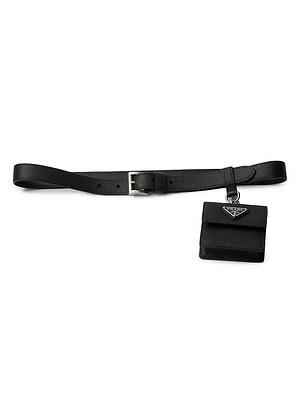 Saffiano Leather Belt