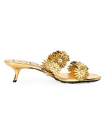 LOEWE x Paula's Ibiza Petal Flower 45MM Leather Sandals
