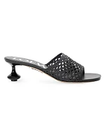 LOEWE x Paula's Ibiza Toy 45MM Mesh-Leather Sandals