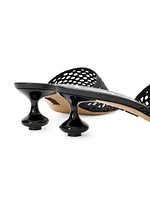 LOEWE x Paula's Ibiza Toy 45MM Mesh-Leather Sandals
