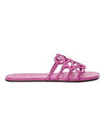 LOEWE x Paula's Ibiza Petal Anagram Leather Slides