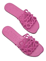 LOEWE x Paula's Ibiza Petal Anagram Leather Slides