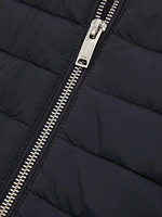 Freddie Mixed-Media Quilted Jacket