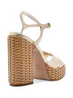 Keefa Straw 133MM Platform Sandal