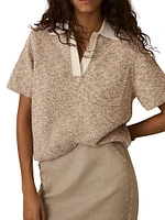 Sam Textured Knit Polo