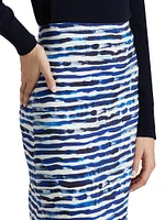 Phoebe Pencil Midi-Skirt