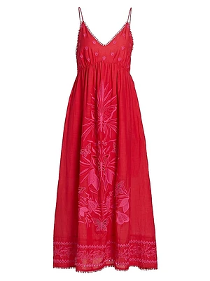 Cleo Lauraine Eyelet Maxi Dress