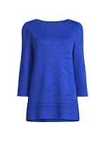 Signature Jacquard Soft Knit Tunic