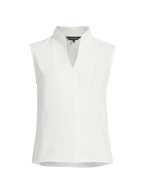 Crepe Sleeveless Top