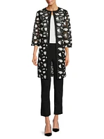 Two-Tone Lace Jacket