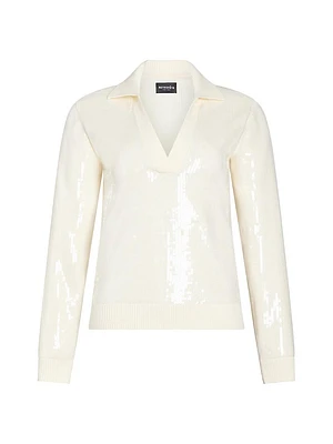 Shaelynn Sequin Knit Shirt