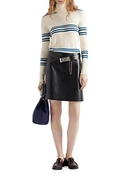 Leather Mini Skirt