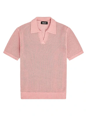 Romeo Crochet Polo Shirt