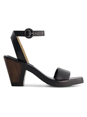 Brisi Wood Heel Sandals