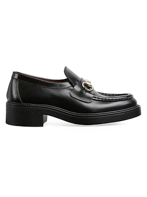 45MM Horsebit Leather Loafers