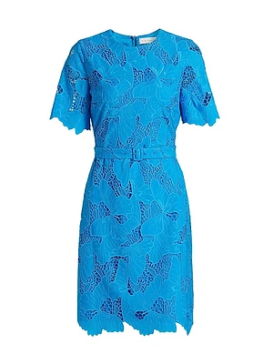 Clover Butterfly Lace Minidress