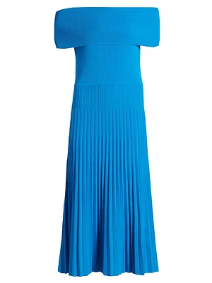 Yelena Off-The-Shoulder Midi-Dress