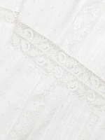 Judalon Swiss Dot Cotton Midi-Dress