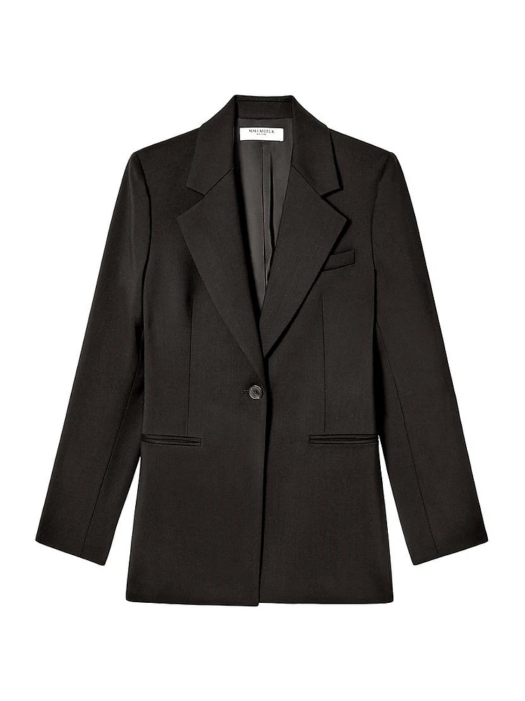 Rossi Executive Washable Wool Twill Blazer