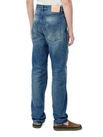 LOEWE x Paula's Ibiza Patchwork Straight-Leg Jeans