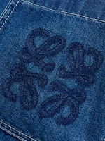 LOEWE x Paula's Ibiza Denim Short-Sleeve Shirt