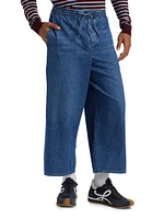 LOEWE x Paula's Ibiza Drawstring Cropped Jeans