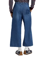 LOEWE x Paula's Ibiza Drawstring Cropped Jeans