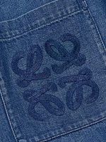 LOEWE x Paula's Ibiza Drawstring Cropped Jeans
