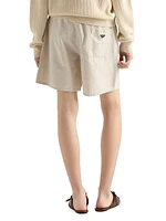 Chambray Bermuda Shorts