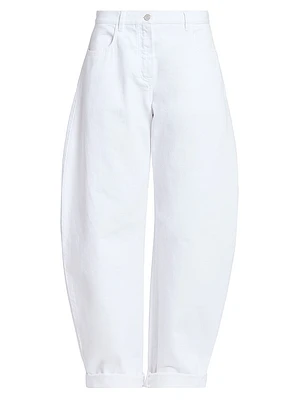 Barrel Mid-Rise Jeans