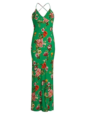 Loma Floral Maxi Slipdress