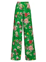 Athena Floral Wide-Leg Pants