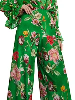 Athena Floral Wide-Leg Pants