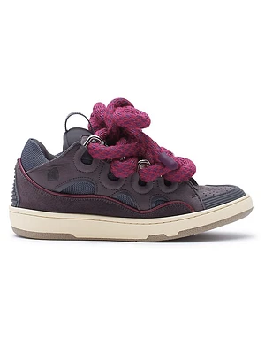 Curb Sneakers Leather with Snake Laces
