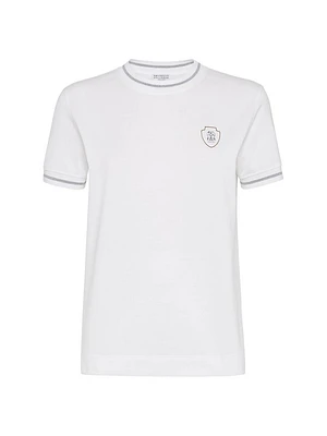Cotton Jersey T-Shirt with Logo