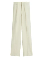 Loose Fit Wool-Blend Pants