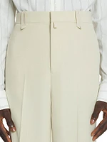 Loose Fit Wool-Blend Pants