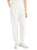 Techno Cotton Piqué Sartorial Baggy Trousers